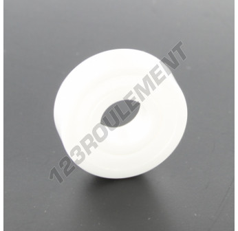 Roulement Céramique Complet 6000-2RS ZrO2 - 10x26x8 Mm, Miniature Blanc Haute Précision