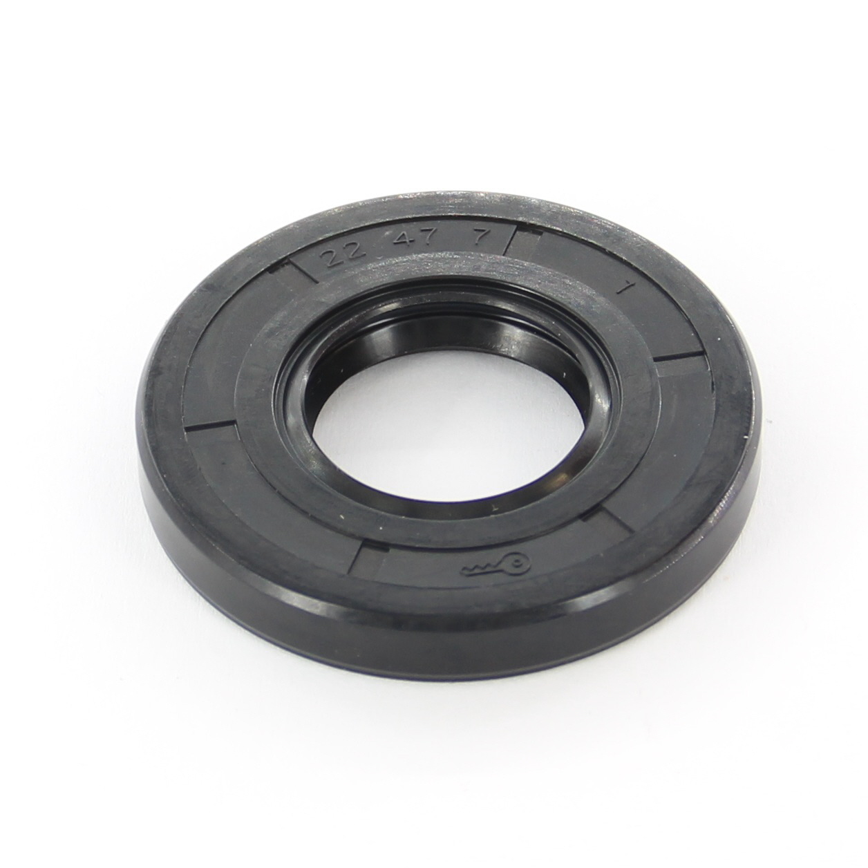 Joint D'étanchéité D'arbre 22x47x7 Mm NBR70 - Pour Huiles, Eau Et Fluides Hydrauliques