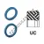 UC-69.85X82.55X6.35-PU90